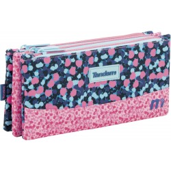 Independent 3 pockets Pencil pouch plus