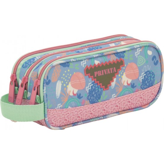 Triple body Pencil pouch